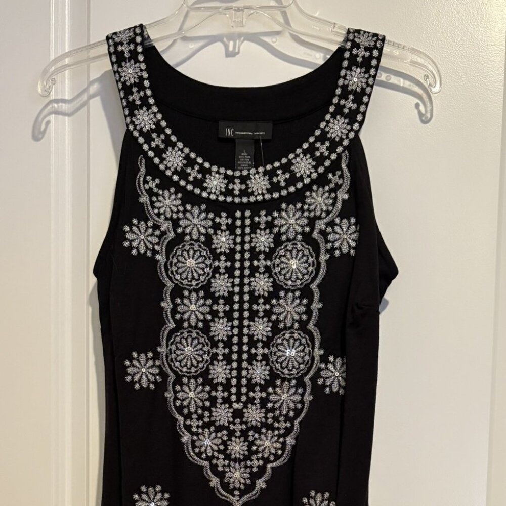 INC Beautiful Embroidered Summer Dress